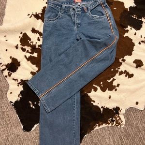 Flip Mommy Low Rise Wide Leg Denim Pant